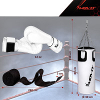 Боксерский мешок Movit 25 кг + комплект боксерских перчаток