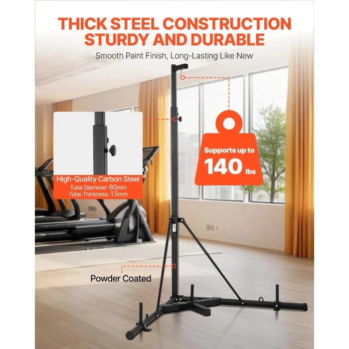 Стійка для боксерського мішка VEVOR, чорна