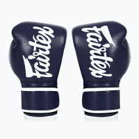 Рукавички боксерські з бинтами Fairtex BGV14 10 унцій, темно-сині