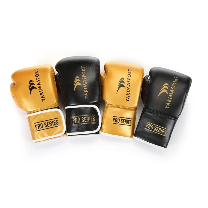 Рукавички боксерські Yakimasport TIGER GOLD V розмір 10 унцій, золотисті