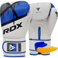 Рукавички боксерські з капою RDX F7 Ego розмір 14 унцій, біло-сині