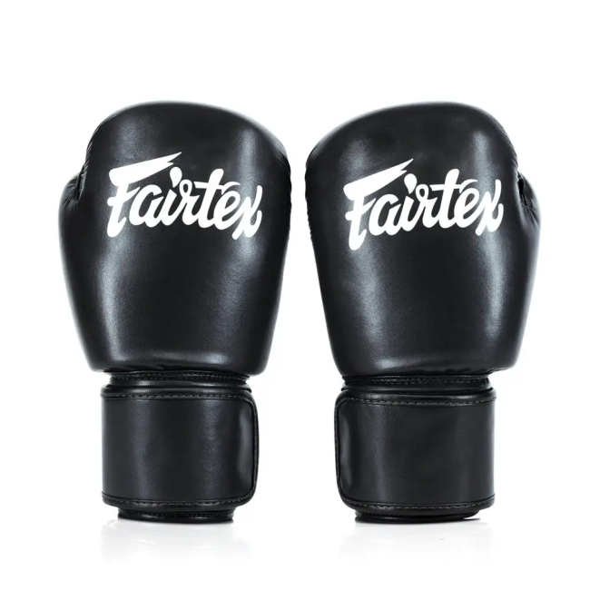 Перчатки боксерские с бинтами Fairtex Amateur BGV27 12 унций, черные