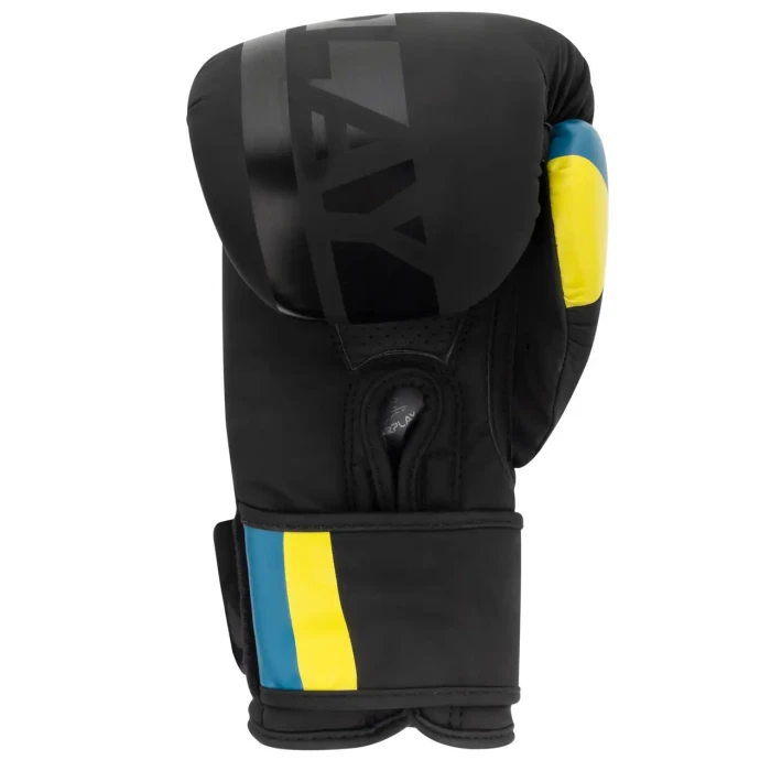 Перчатки боксерские PowerPlay 3021 Ukraine размер 16 унций, черный