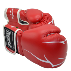 Перчатки боксерские PowerPlay 3018 Jaguar 14 унций, красные