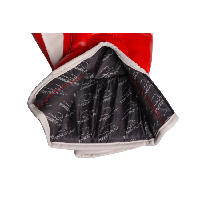 Перчатки боксерские PowerPlay 3018 Jaguar 14 унций, красные