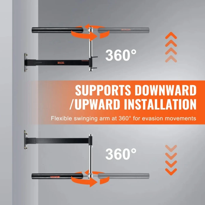 Боксерский гриф настенный VEVOR, черный