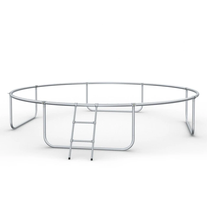 Батут Zipro Jump Pro с внутренней сеткой 12 футов 374 см черно-зеленый