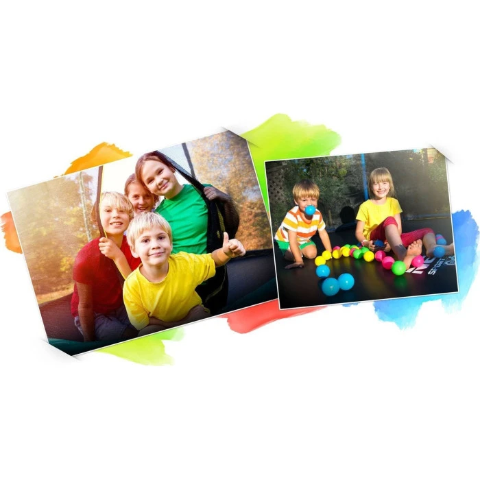 Батут Neo-Sport с внутренней сеткой 10 футов 312 см черный