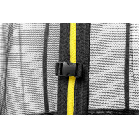 Батут Funfit 3124 з внутрішньою сіткою 15 футів 465 см чорний