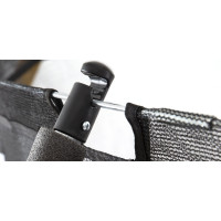 Батут Funfit 3124 з внутрішньою сіткою 15 футів 465 см чорний