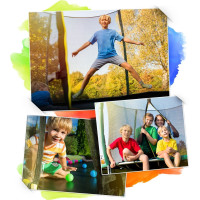 Батут Neo-Sport з внутрішньою сіткою 8,5 футів 252 см чорний