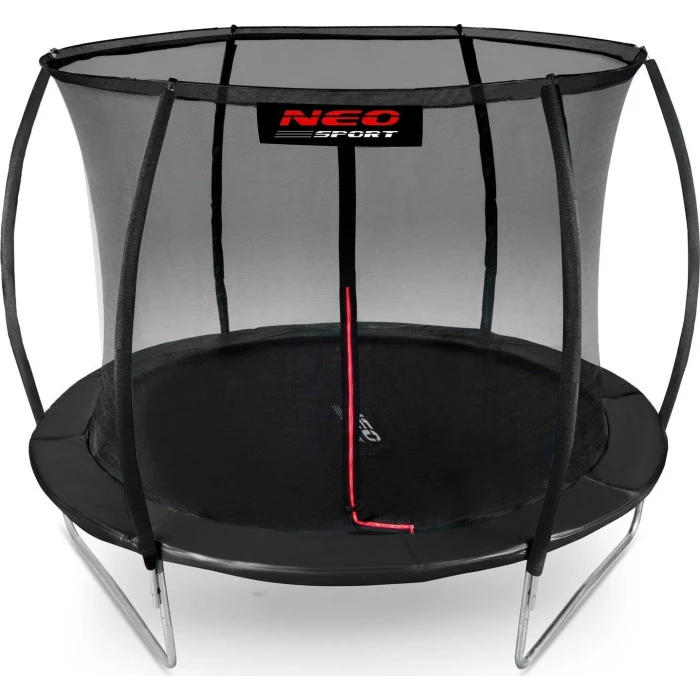 Батут Neo-Sport з внутрішньою сіткою 8,5 футів 252 см чорний