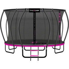 Батут THUNDER INSIDE ULTRA з внутрішньою сіткою 16 футів 490 см чорно-рожевий