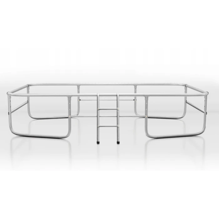 Батут Neo-Sport с наружной сеткой 14 x 10 футов 427 x 305 см, черно-синий