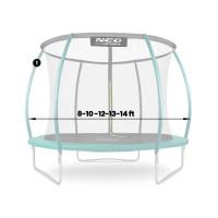 Запасная планка типа C для батута 8-14 футов Neo-Sport зеленая