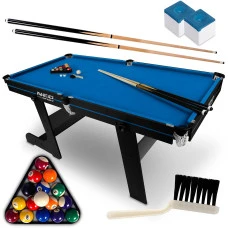 Більярдний стіл з аксесуарами Neo-Sport NS-808, 183 x 92 x 81 см