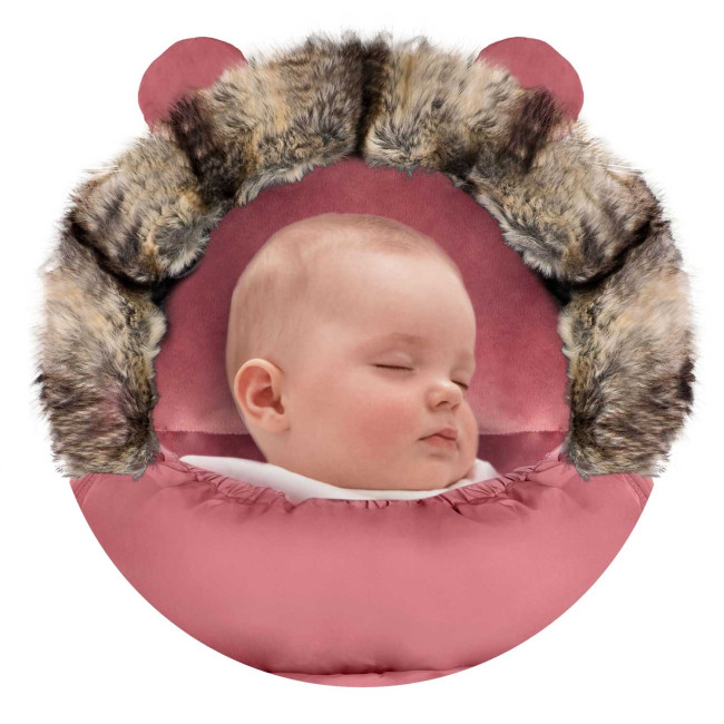 Конверт Elmi Ricokids для коляски и санок, розовый