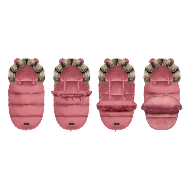 Конверт Elmi Ricokids для коляски и санок, розовый