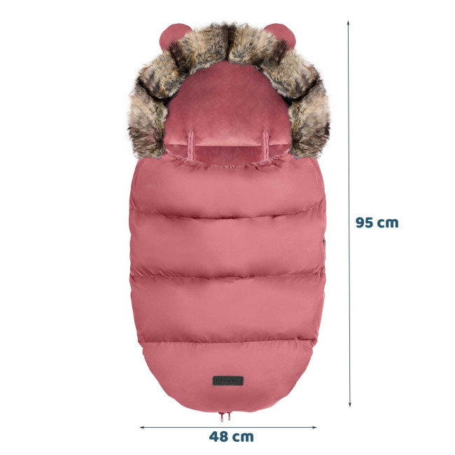 Конверт Elmi Ricokids для коляски и санок, розовый