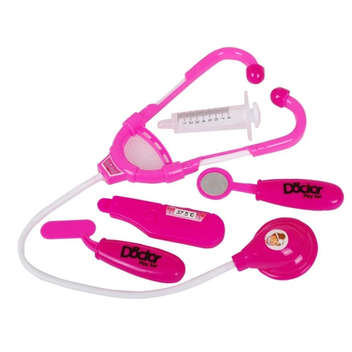 Кукла-медсестра для детей 3+ Аксессуары для врача + Стетоскоп + Термометр + Шприц