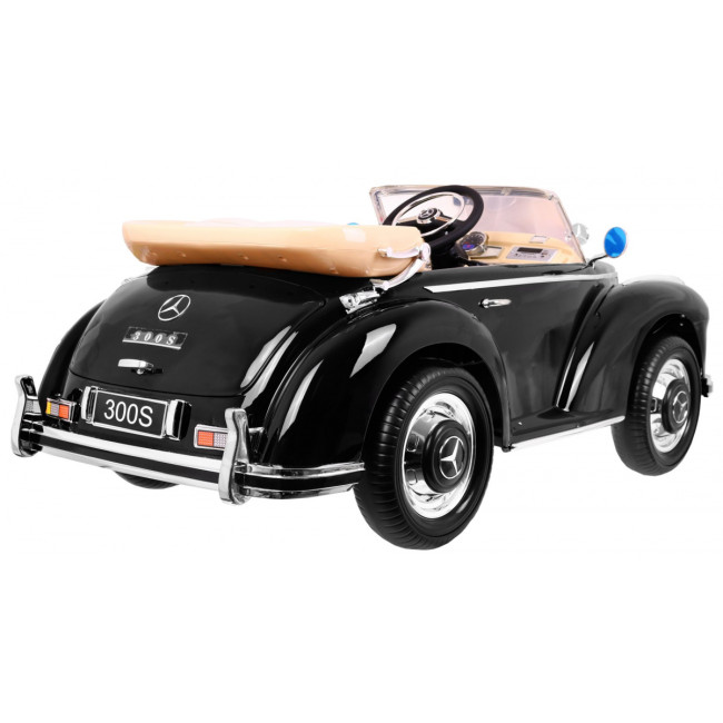 Дитяча акумуляторна машинка Mercedes Benz 300S Retro for Children Чорна