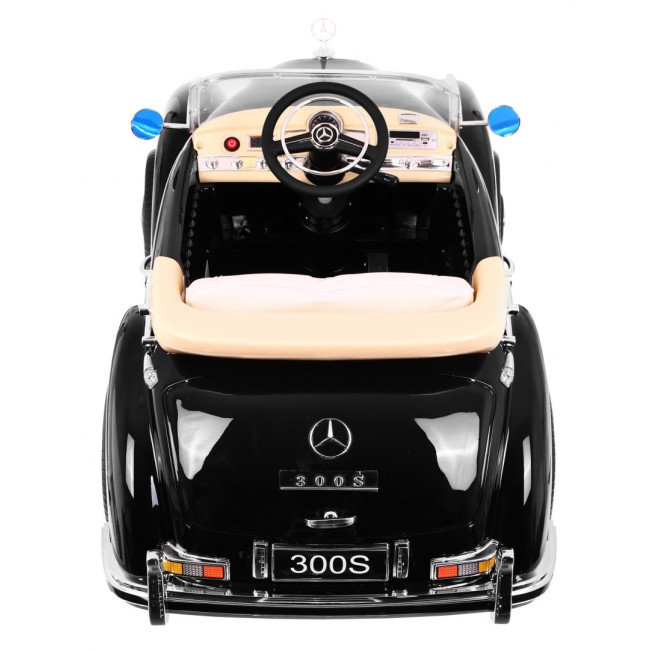 Дитяча акумуляторна машинка Mercedes Benz 300S Retro for Children Чорна