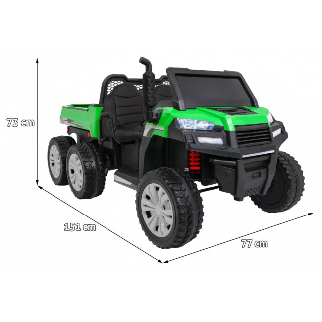 Детская аккумуляторная машинка Farmer Truck Зеленая