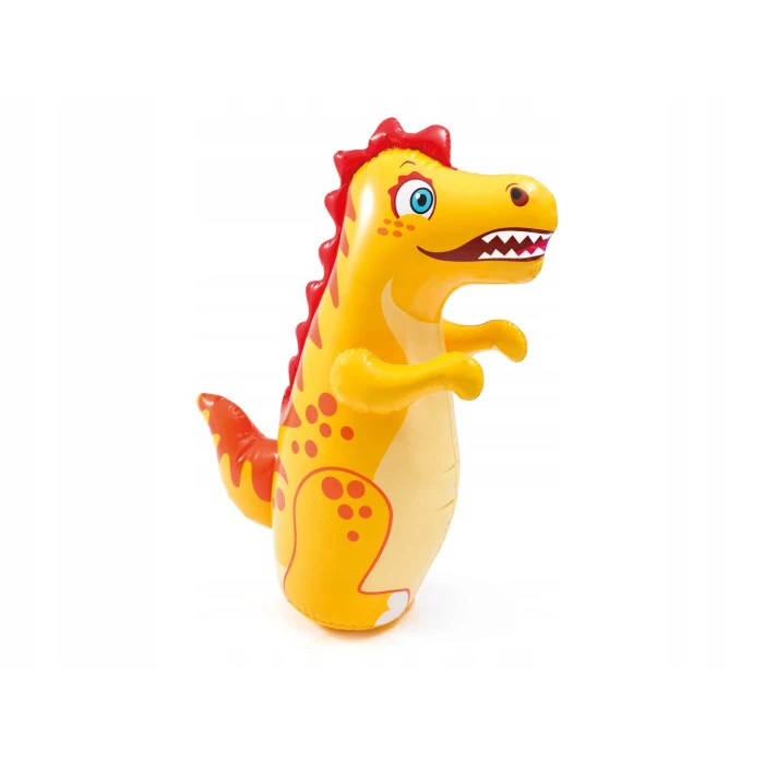 Надувна боксерська груша Intex 44669 жовтий динозавр