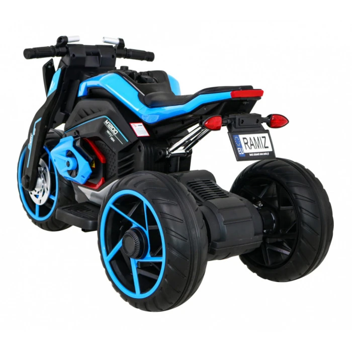 Дитячий акумуляторний мотоцикл Майбутнє для дітей Блакитний