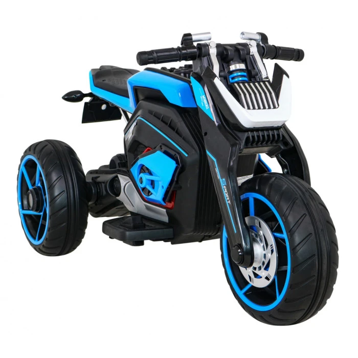 Дитячий акумуляторний мотоцикл Майбутнє для дітей Блакитний