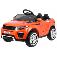 Дитячий електромобіль Rapid Racer Помаранчевий + Пульт + Вільний старт + EVA + MP3 LED