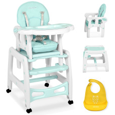 Стульчик для кормления 5-в-1 Ricokids Sinco бирюзовый