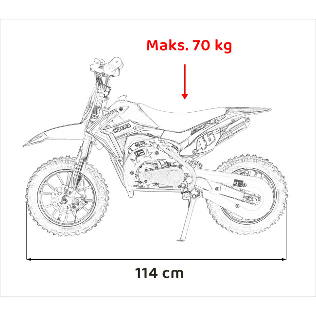 Детский аккумуляторный мотоцикл RENEGADE 50R Зеленый