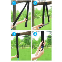 Кріпильні ремені для гойдалок та гамаків Neo-Sport, поворотні, 2 шт 150 см