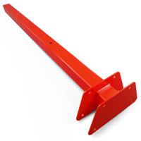 Качели с гнездом аиста двойная K-Sport KSOZ015 SUPERFUN - красно-серая