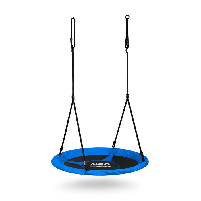 Гойдалка-гніздо Neo-Sport Swingo 110 см, чорно-синій