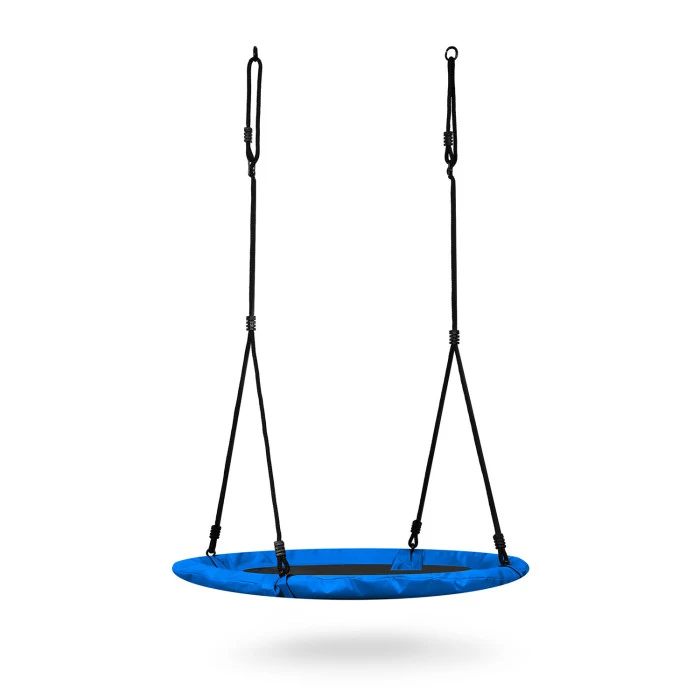 Гойдалка-гніздо Neo-Sport Swingo 110 см, чорно-синій