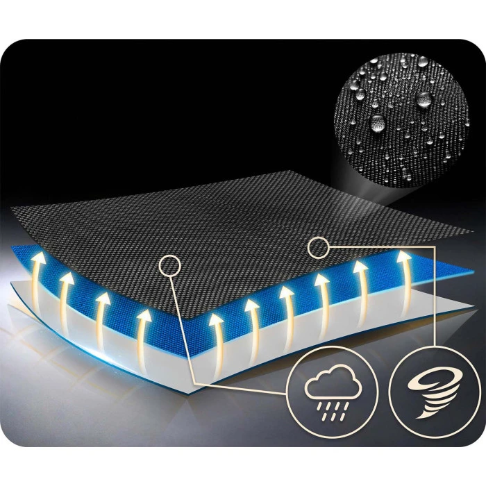 Гойдалка-гніздо Neo-Sport Swingo 110 см, чорно-синій