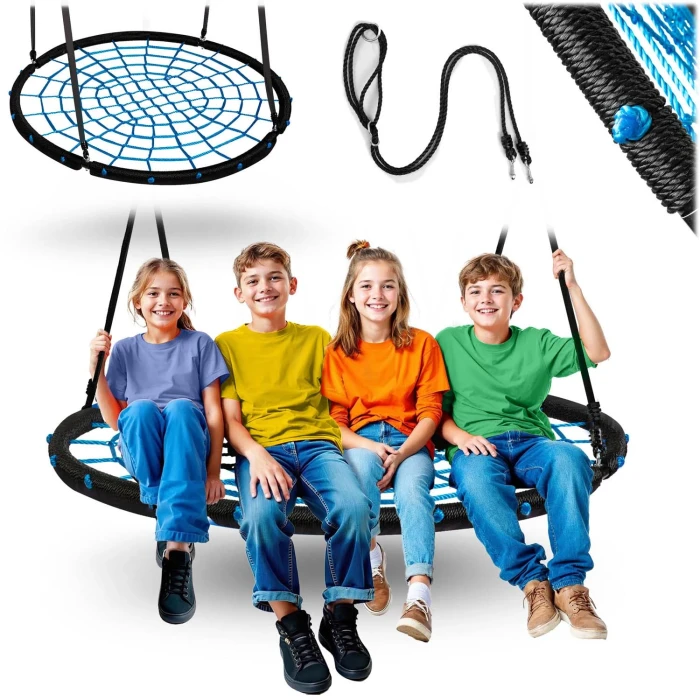 Качели Neo-Sport NS-104 Гнездо аиста 120 см, синяя