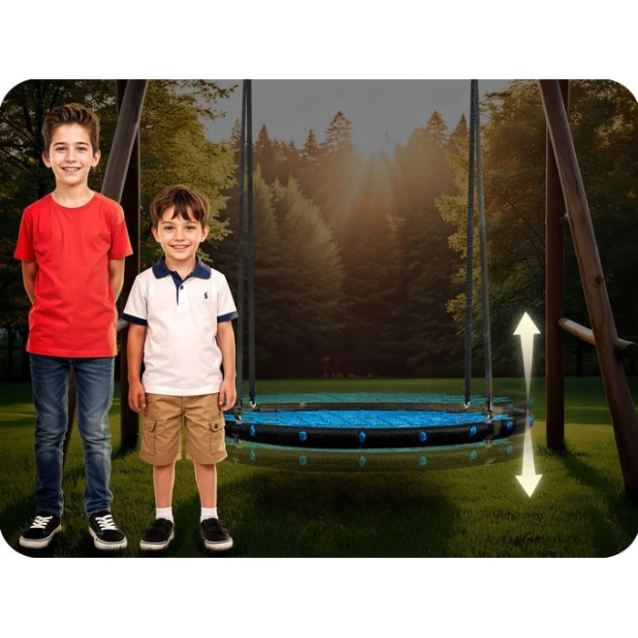 Качели Neo-Sport NS-104 Гнездо аиста 120 см, синяя