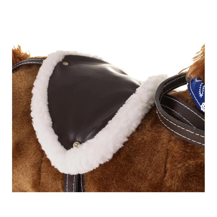 Лошадка качалка Ramiz FDRK099-1, темно-коричневая