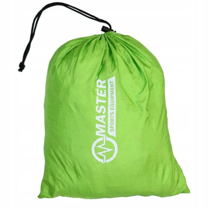 Гамак для воздушной йоги с креплением MASTER 250 x 150 см - зеленый