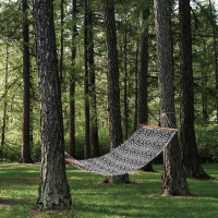 Гамак одномісний PROGARDEN 200 x 80 см - чорно-білий