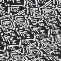 Гамак одномісний PROGARDEN 200 x 80 см - чорно-білий