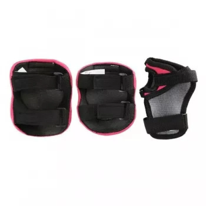 Набор защитных шлемов и протекторов MTW01+H210 NILS EXTREME - розовый/размер XS