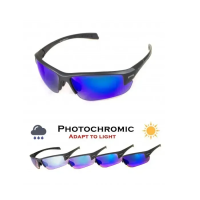 Очки защитные фотохромные Global Vision Hercules-7 Photochromic Anti-Fog, синие