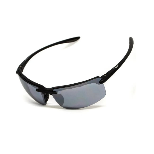 Окуляри захисні Global Vision Wheelin Black, сірі