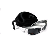 Окуляри захисні в металевій оправі Global Vision Bad-Ass-2 Silver (gray), сірі