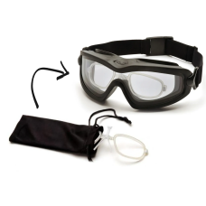 Окуляри захисні з ущільнювачем Pyramex V2G-XP + RX Anti-Fog, прозорі