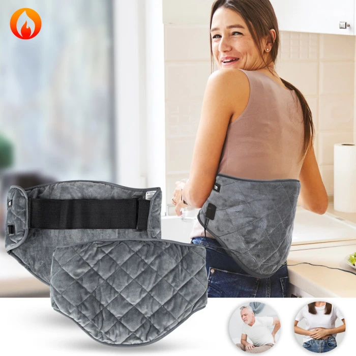 Пояс с подогревом inSPORTline Caliento - серый